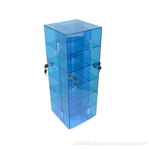 Acrylic Display With Turntable And Lock